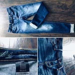 power stretch jeans.